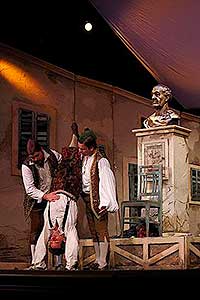 J.B.P.Moliére: Scapinova šibalství - MD Mladá Boleslav, slavnostní představení k výročí 20 let Městského divadla Český Krumlov 19.9.2013, foto: Lubor Mrázek
