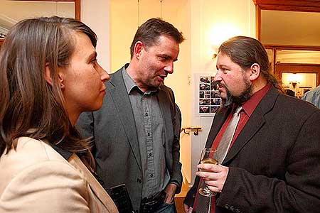 Geraldine Aron: Můj báječný rozvod - Eliška Balzerová, slavnostní představení k výročí 20 let Městského divadla Český Krumlov 20.9.2013, foto: Lubor Mrázek