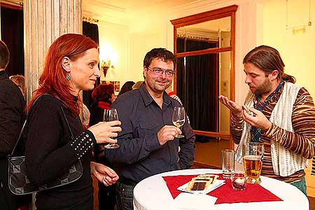 František Zborník: Dvojí pravda o&nbsp;Vilémovi z&nbsp;Rožmberka - Divadelní klub Českokrumlovská scéna, slavnostní představení k&nbsp;výročí 20 let Městského divadla Český Krumlov 21.9.2013, foto: Lubor Mrázek (104/124)