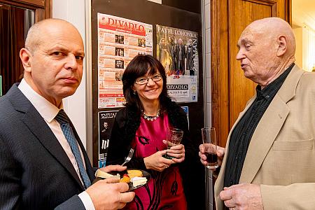 Slavnostní představení k výročí 30 let Městského divadla Český Krumlov, Pan Halpern a pan Johnson, divadlo UNGELT Praha, 6. prosince 2023, foto: Lubor Mrázek (55/56)